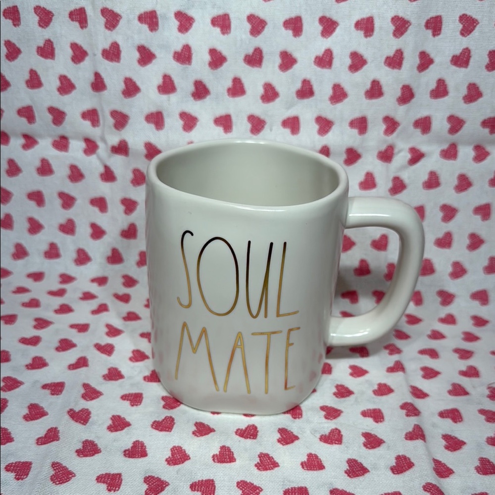 Rae Dunn Soul Mate Mug with Gold Lettering